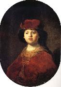 REMBRANDT Harmenszoon van Rijn Portrait of a Boy France oil painting reproduction